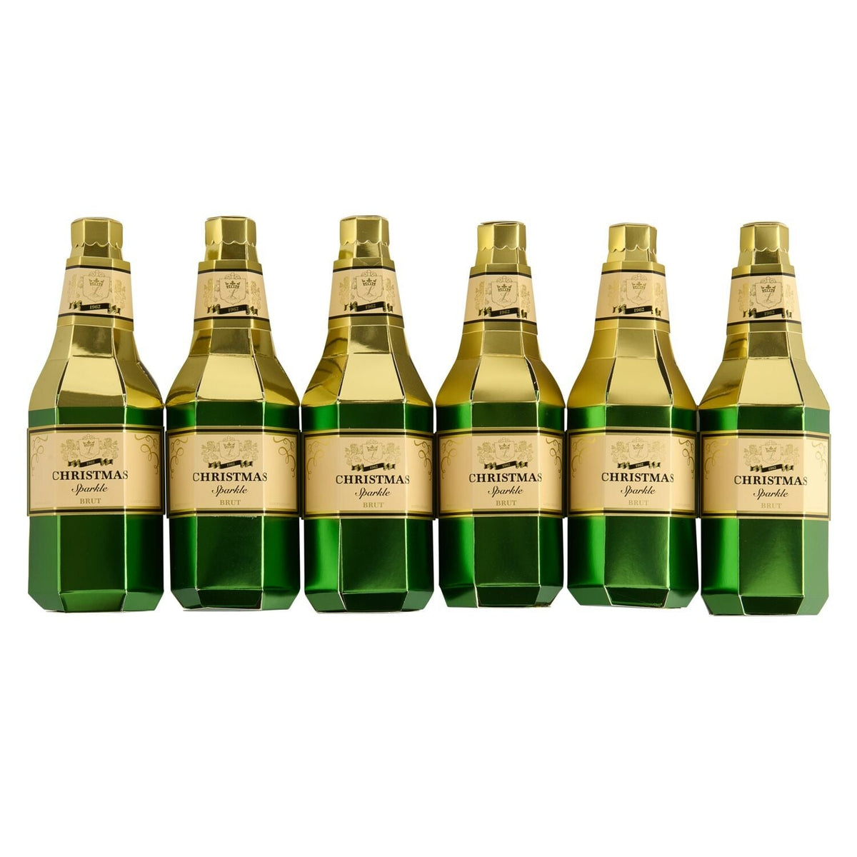 6 Lakeland Bottle Shaped Christmas Crackers