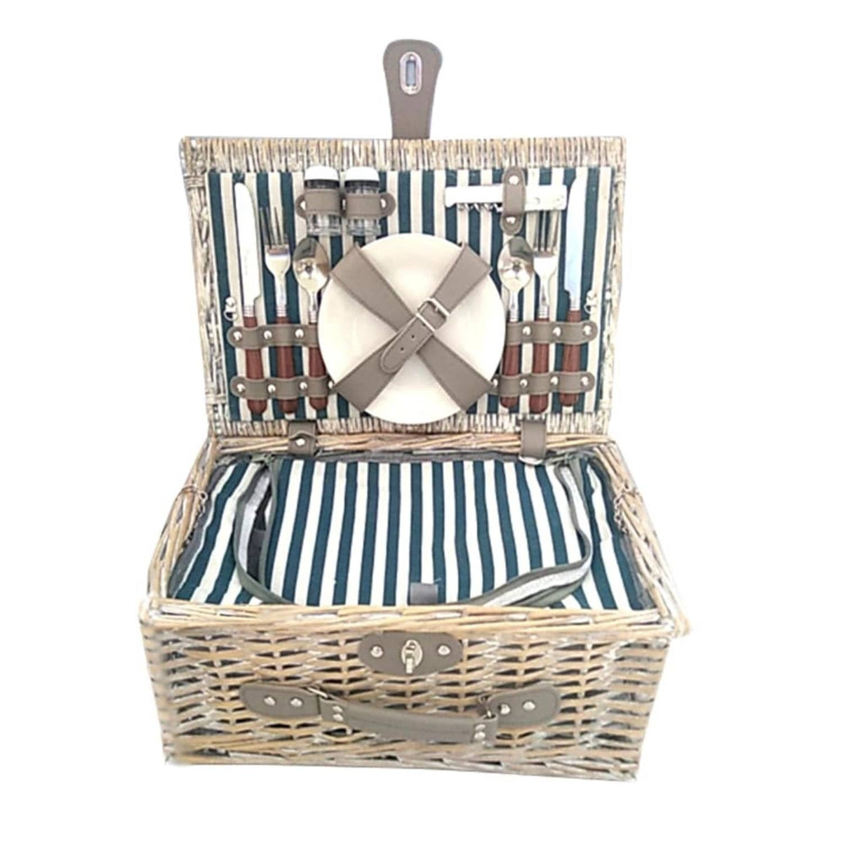 2 Person Wicker Picnic Basket