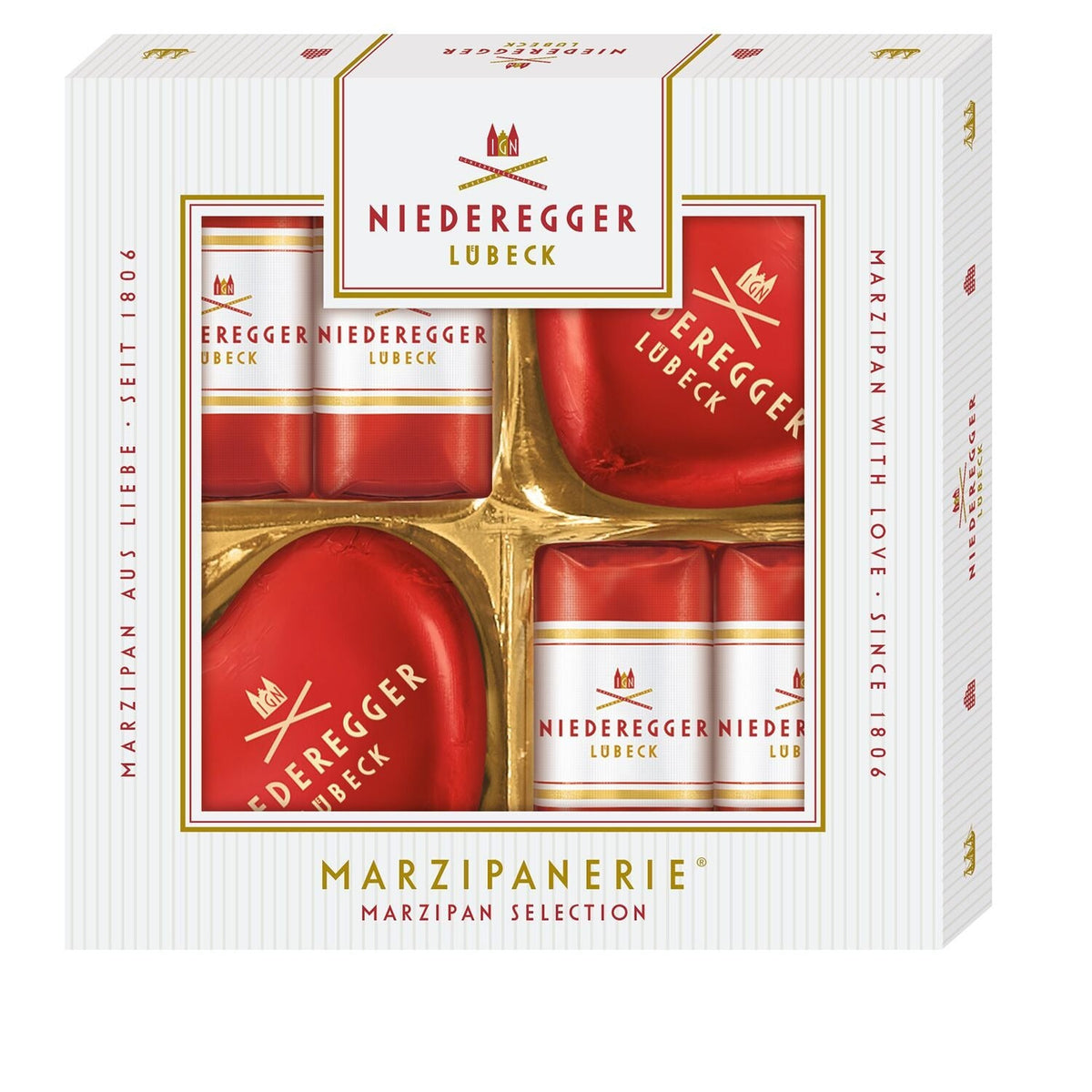 Niederegger Marzipanerie Assorted Marzipan Chocolate Pralines 75g