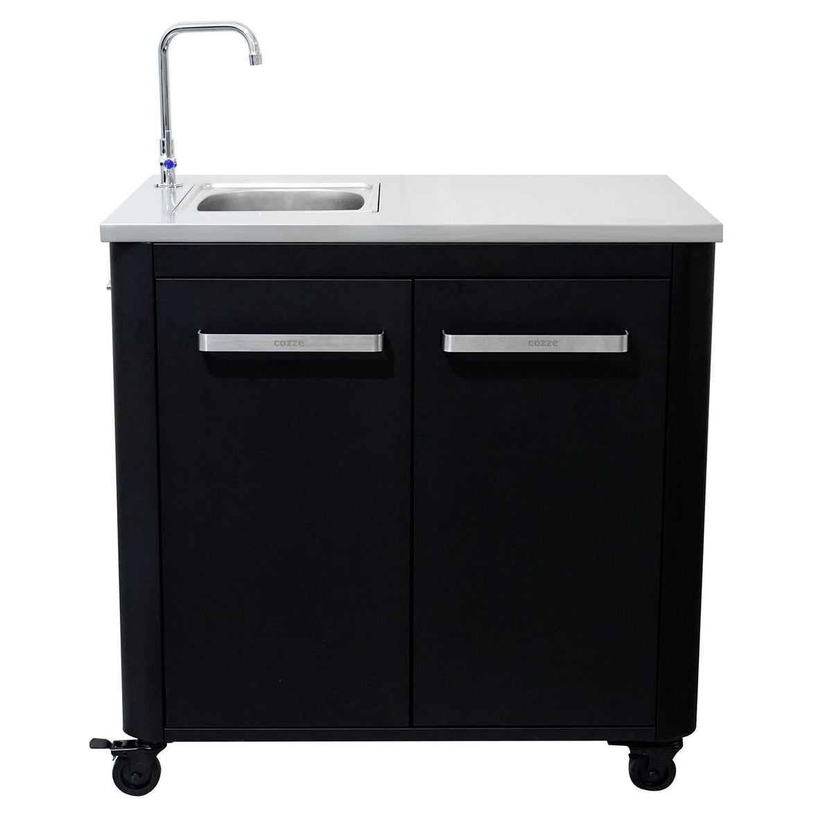 Cozze 2-Door Outdoor Kitchen Unit with Sink