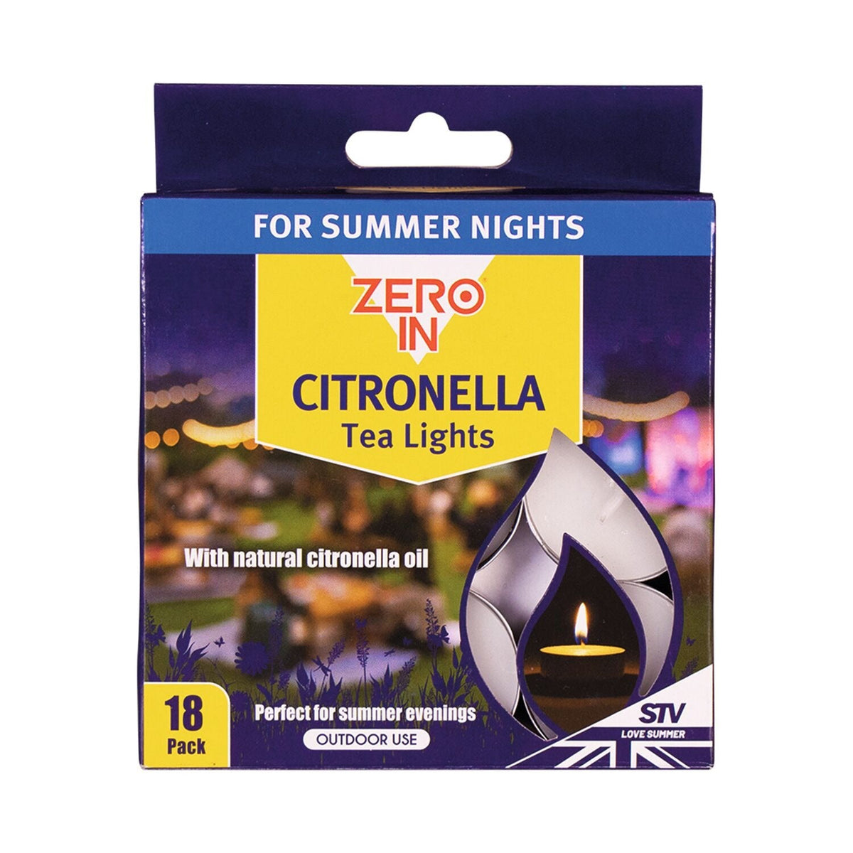 18 Zero In Citronella Tealights