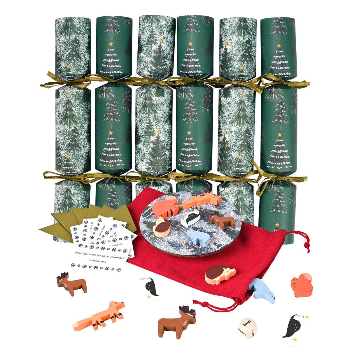 6 Lakeland Winter Forest Balance Board Crackers