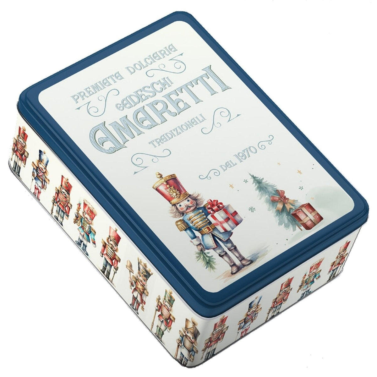 Gadeschi Amarettini Nutcracker Biscuit Tin 200g