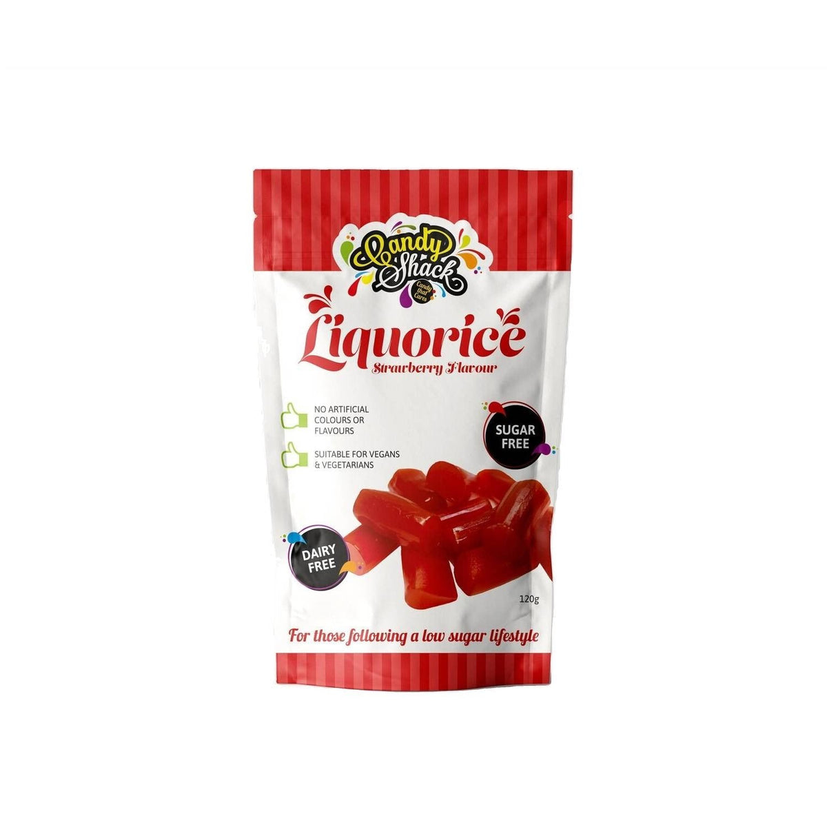 Candy Shack Sugar Free Strawberry Flavour Liquorice