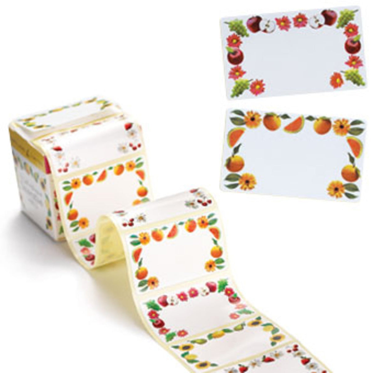76 Traditional Decorative Jam Jar Adhesive Gift Labels - 4 Designs