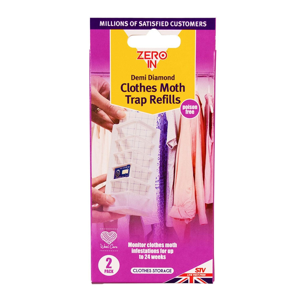 Zero In Demi Diamond Clothes Moth Killer Refills
