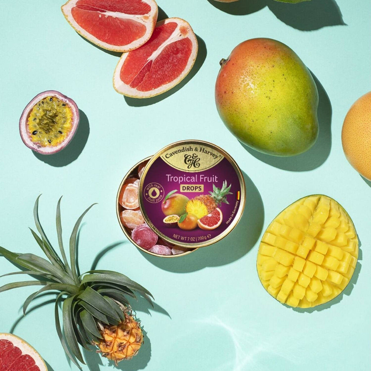 Cavendish and Harvey Tropical Fruit Drops - 200g