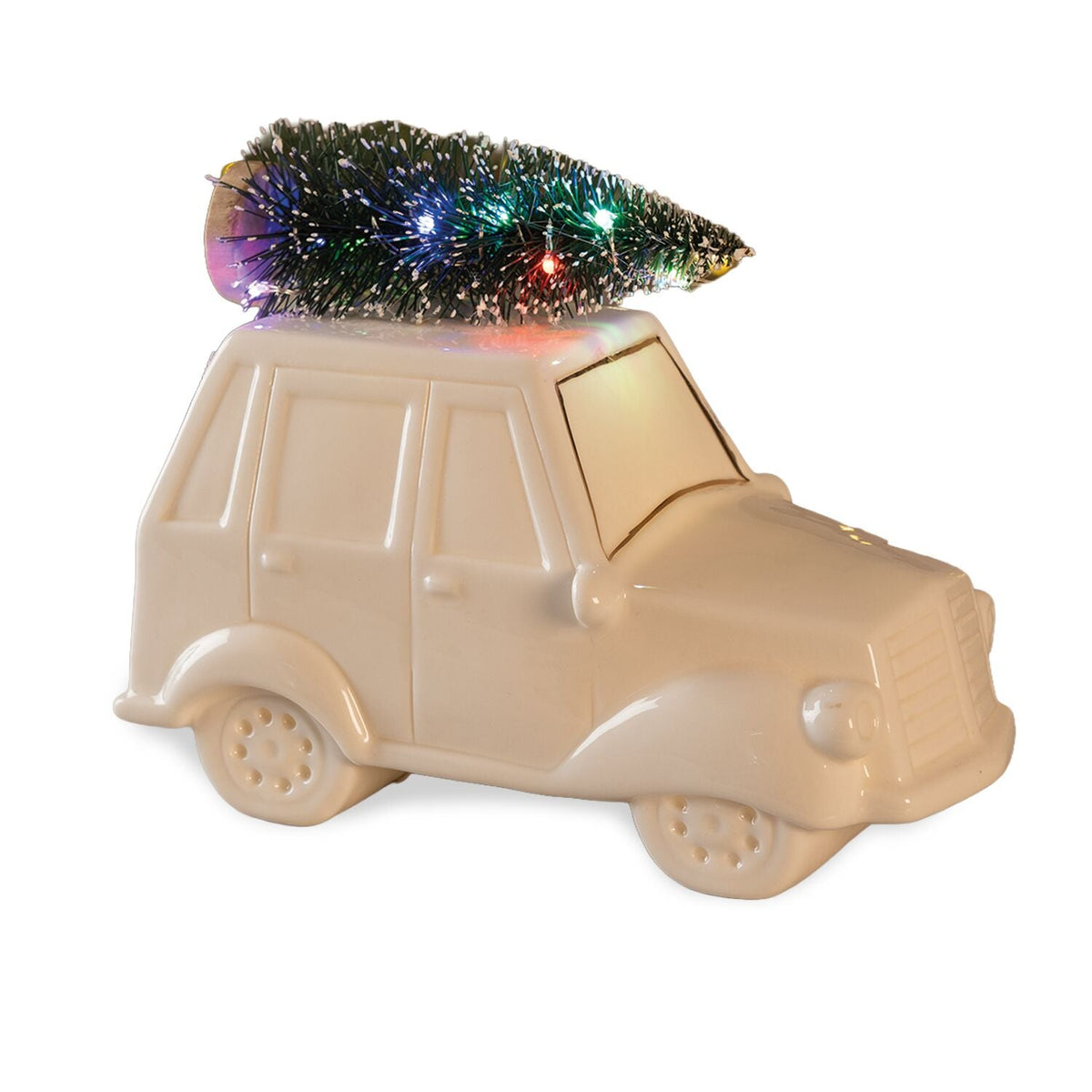 Lakeland Light Up Ceramic Car with Tree