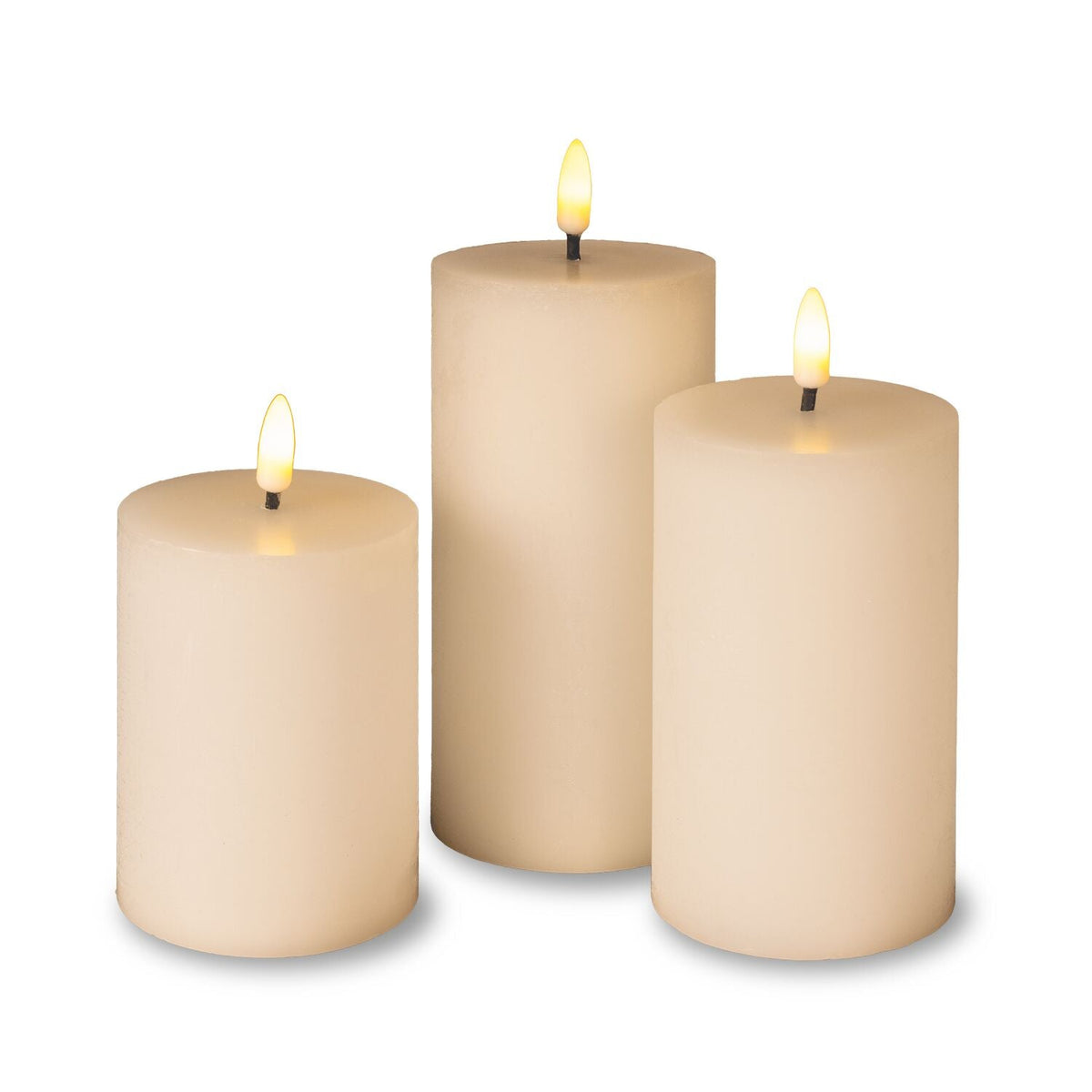 Lakeland White Touch LED Candles – Set of 3