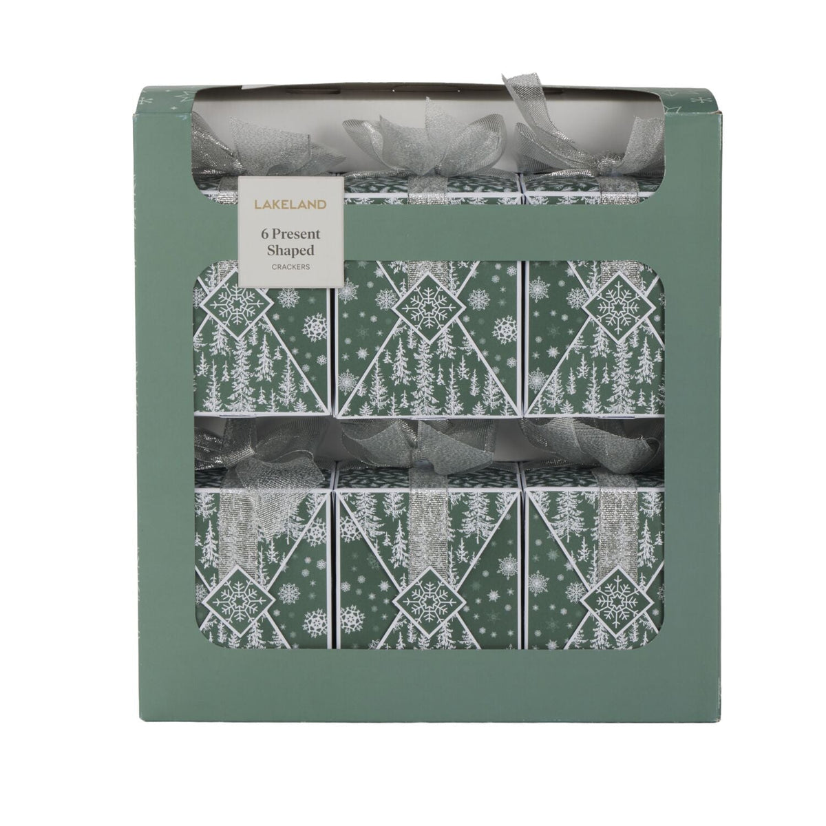 Lakeland Present Shaped Christmas Crackers – Pack of 6