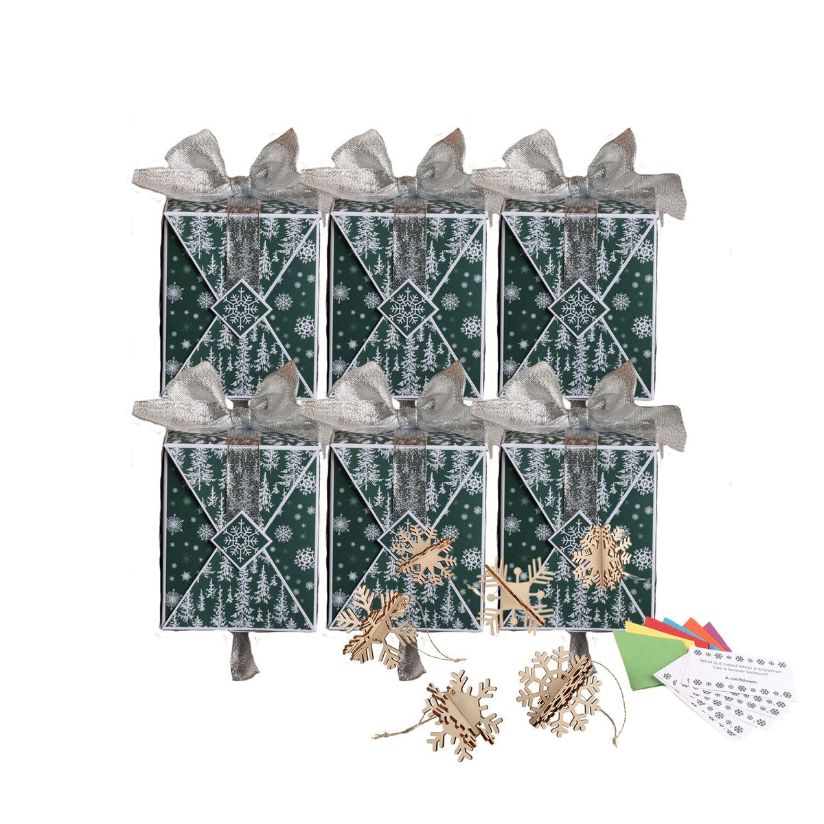 Lakeland Present Shaped Christmas Crackers – Pack of 6