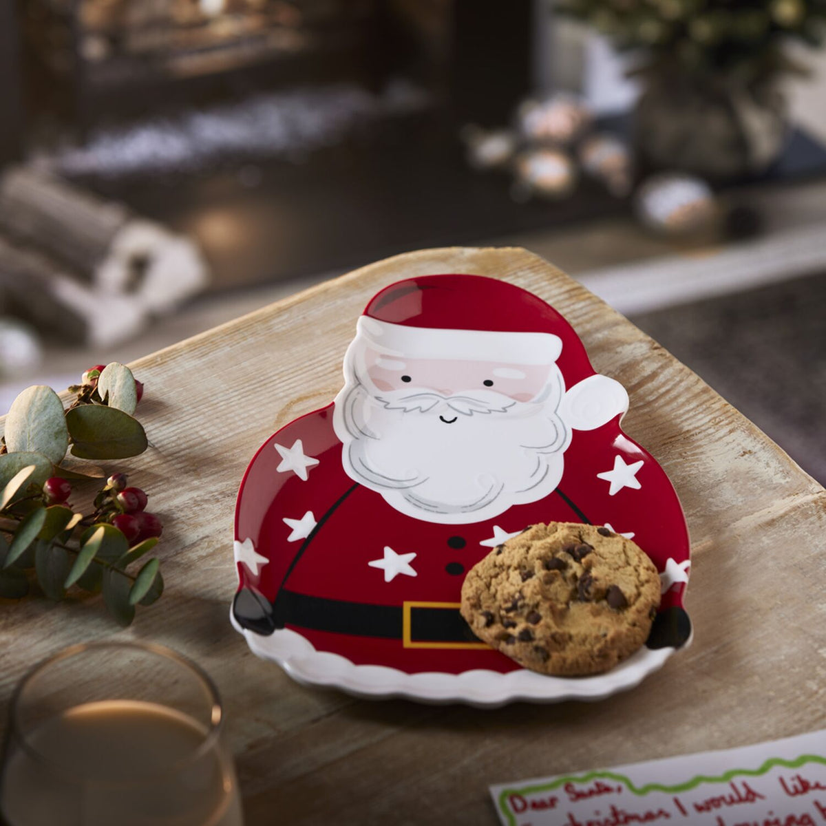 Santa Melamine Plate
