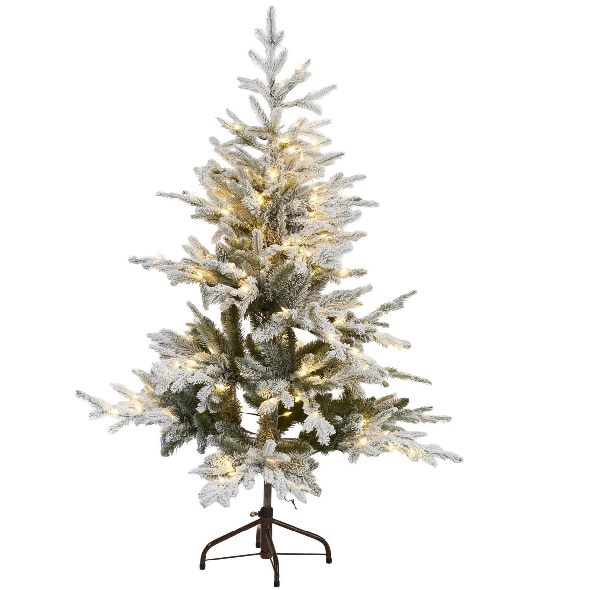 Lakeland White Pre-Lit Christmas Tree 5ft