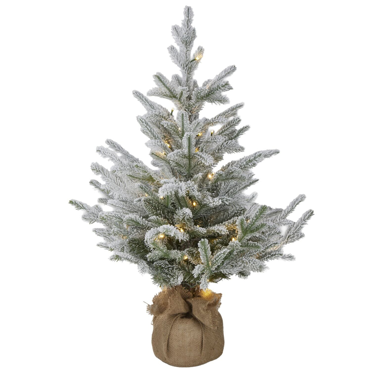 Lakeland White Pre-Lit Christmas Tree 3ft