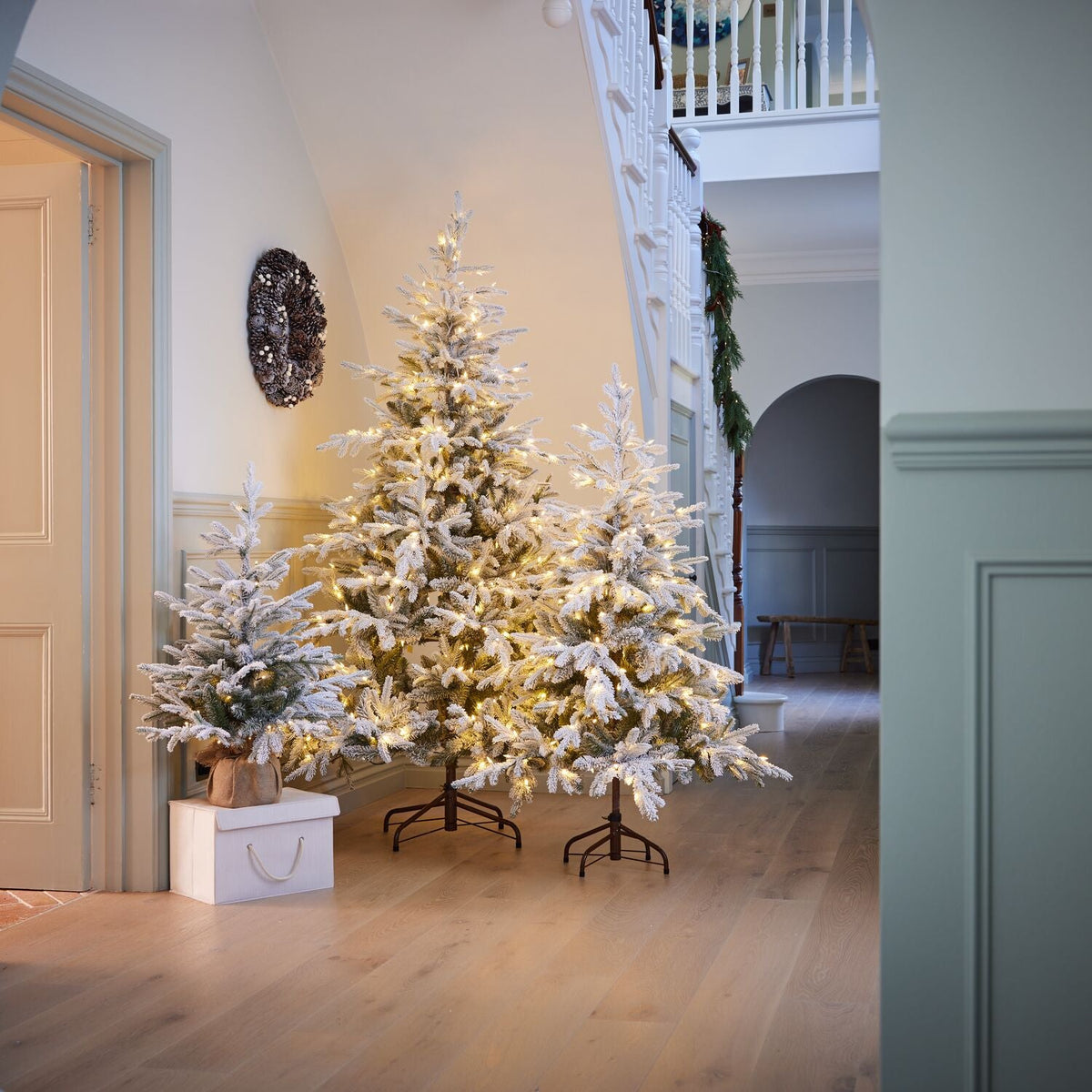 Lakeland White Pre-Lit Christmas Tree 3ft