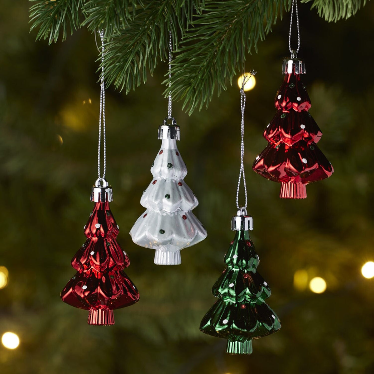 Lakeland Tree Baubles – Set of 4