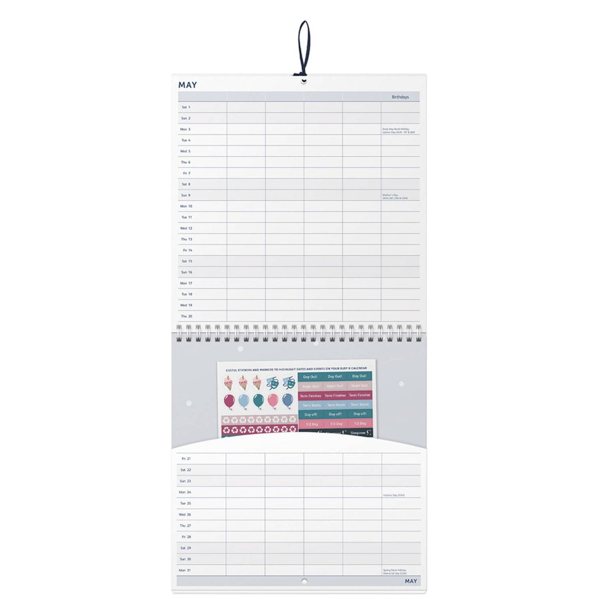 Busy B Family Calendar 2027