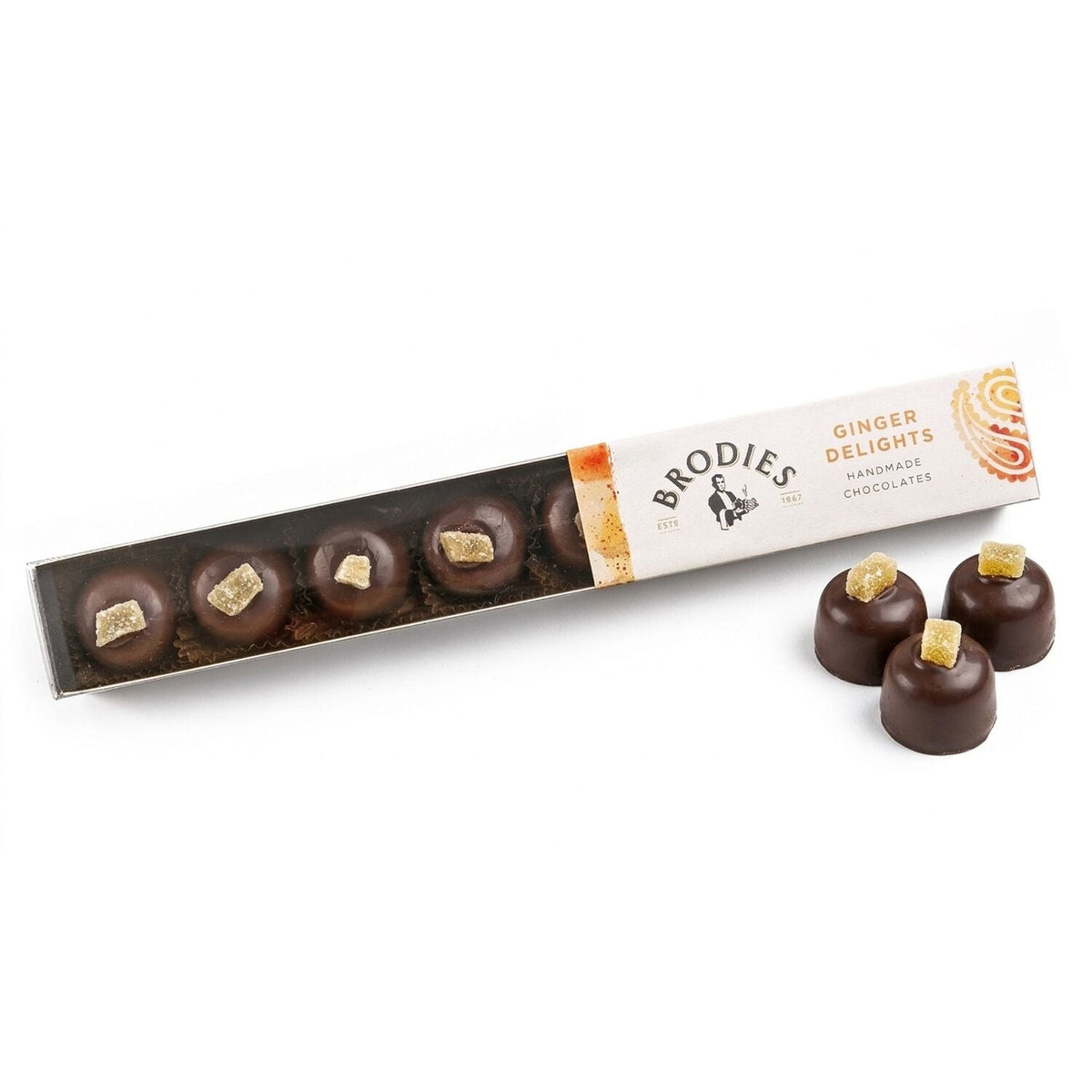 Brodies Ginger Delights Handmade Chocolates