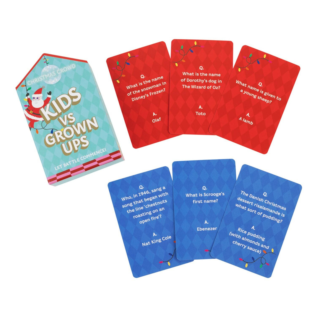 Talking Tables Fun Guy Santa Kids vs Grown Ups