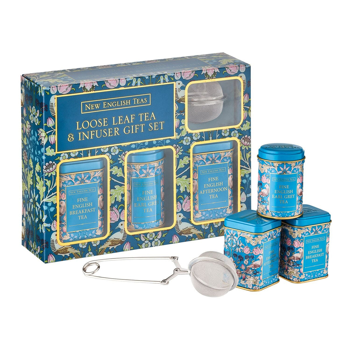 New English Teas Song Thrush Tea Set with Infuser