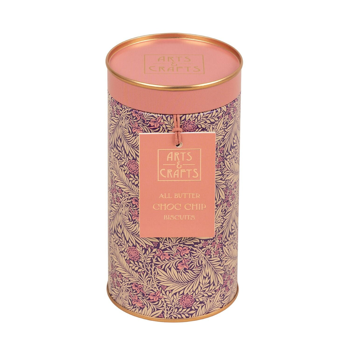 Arts & Crafts Dark Chocolate Chip Shortbread Tin