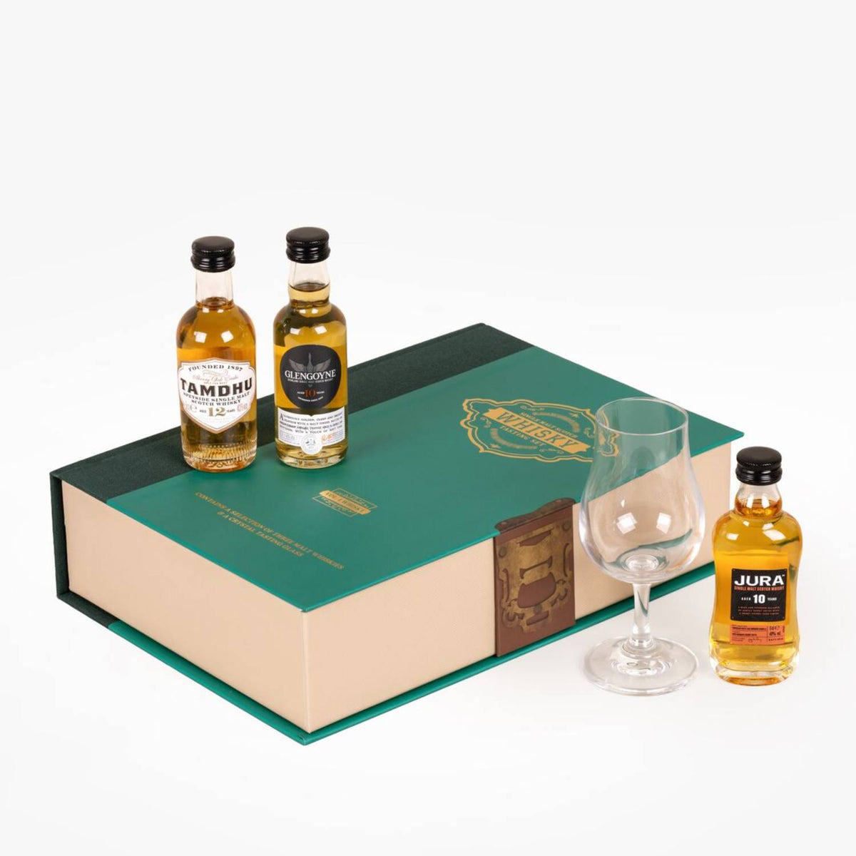 Single Malt Whisky Tasting Book Gift Set – 3 x 5cl