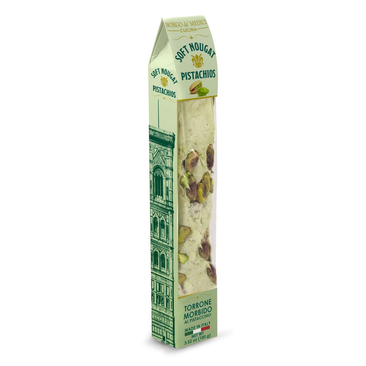 Torrone Morbido Soft Nougat with Pistachios 100g