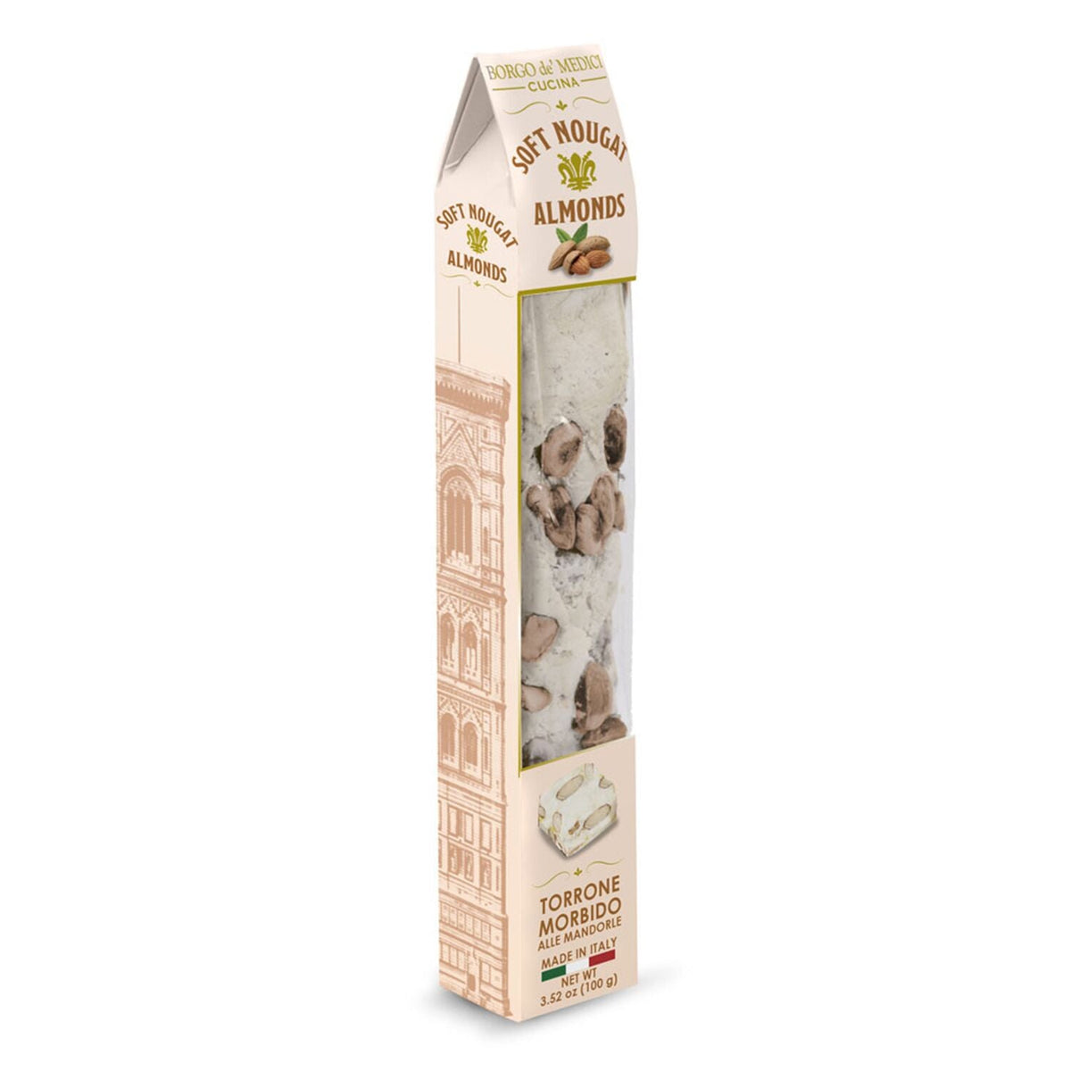 Torrone Morbido Soft Nougat with Almonds 100g