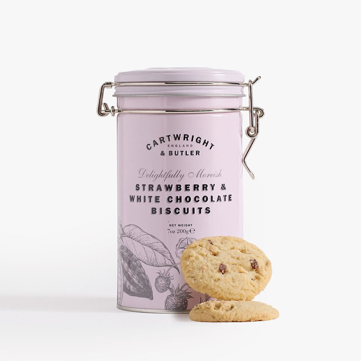Cartwright & Butler Strawberry and White Chocolate Biscuits