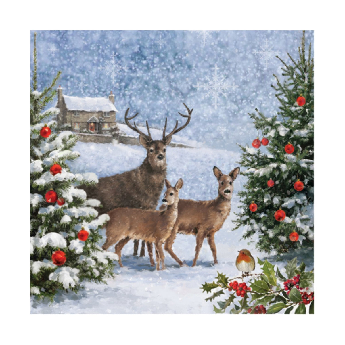 Lakeland Stag Paper Napkins – Pack of 20