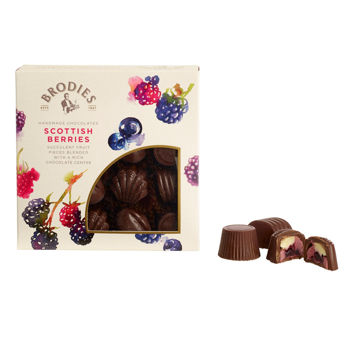 Brodie's Scottish Berries Chocolates 180g