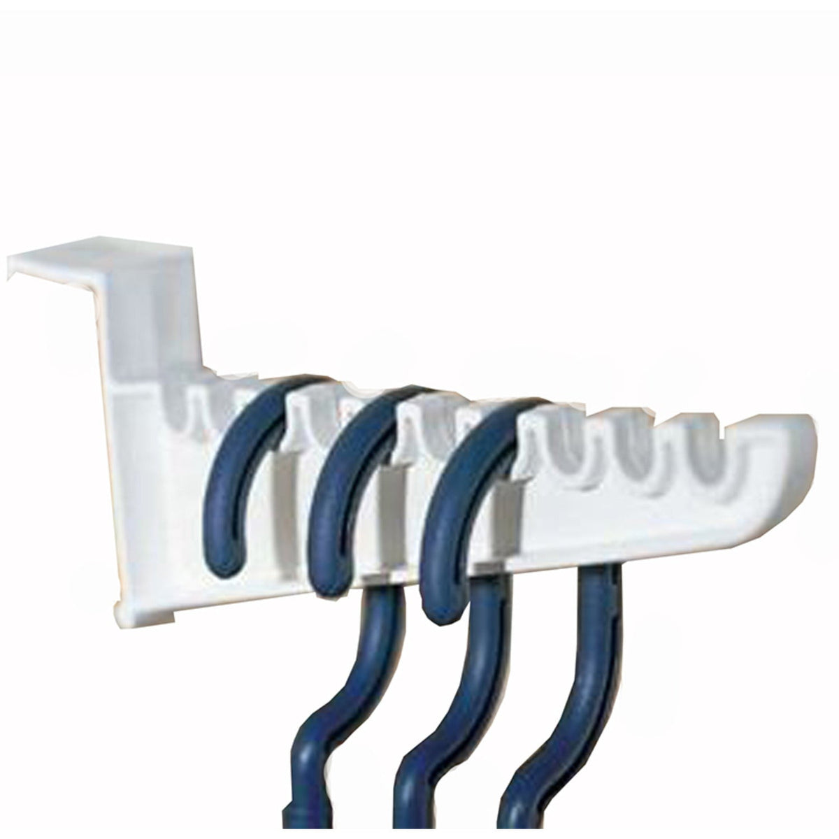 2 Over Door Plastic Ironing Hooks - Holds 10 Hangers