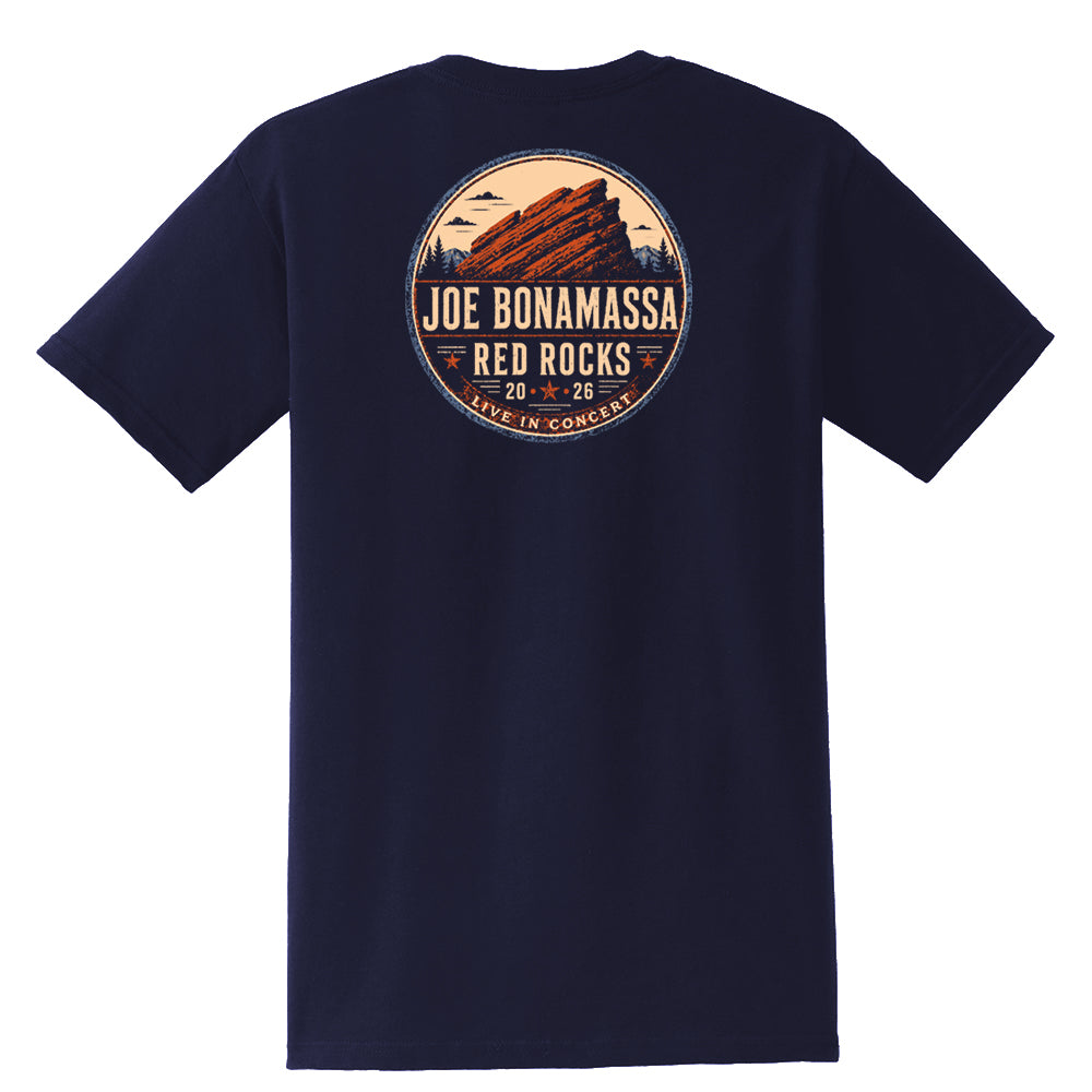 2026 Red Rocks Pocket T-Shirt (Unisex)