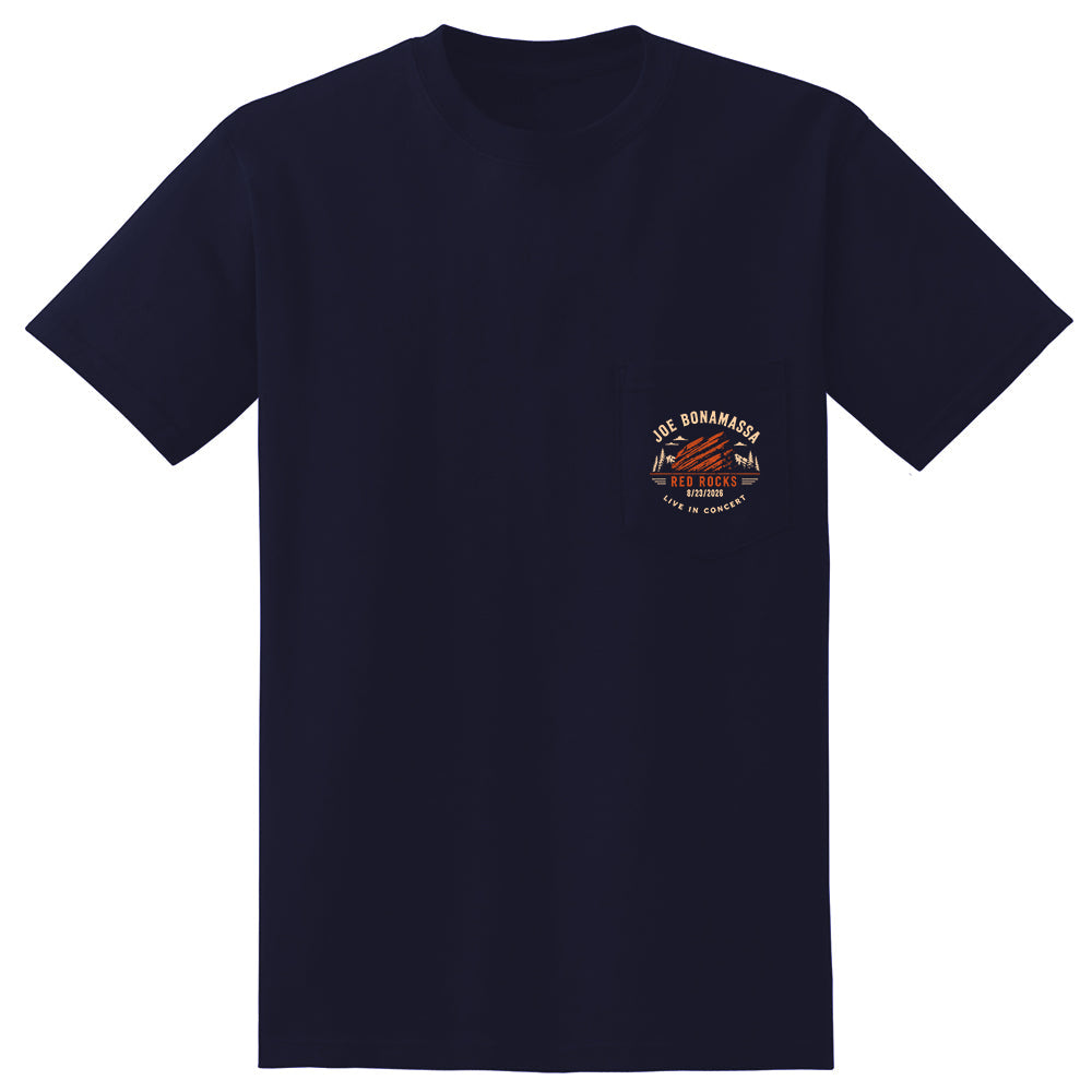 2026 Red Rocks Pocket T-Shirt (Unisex)