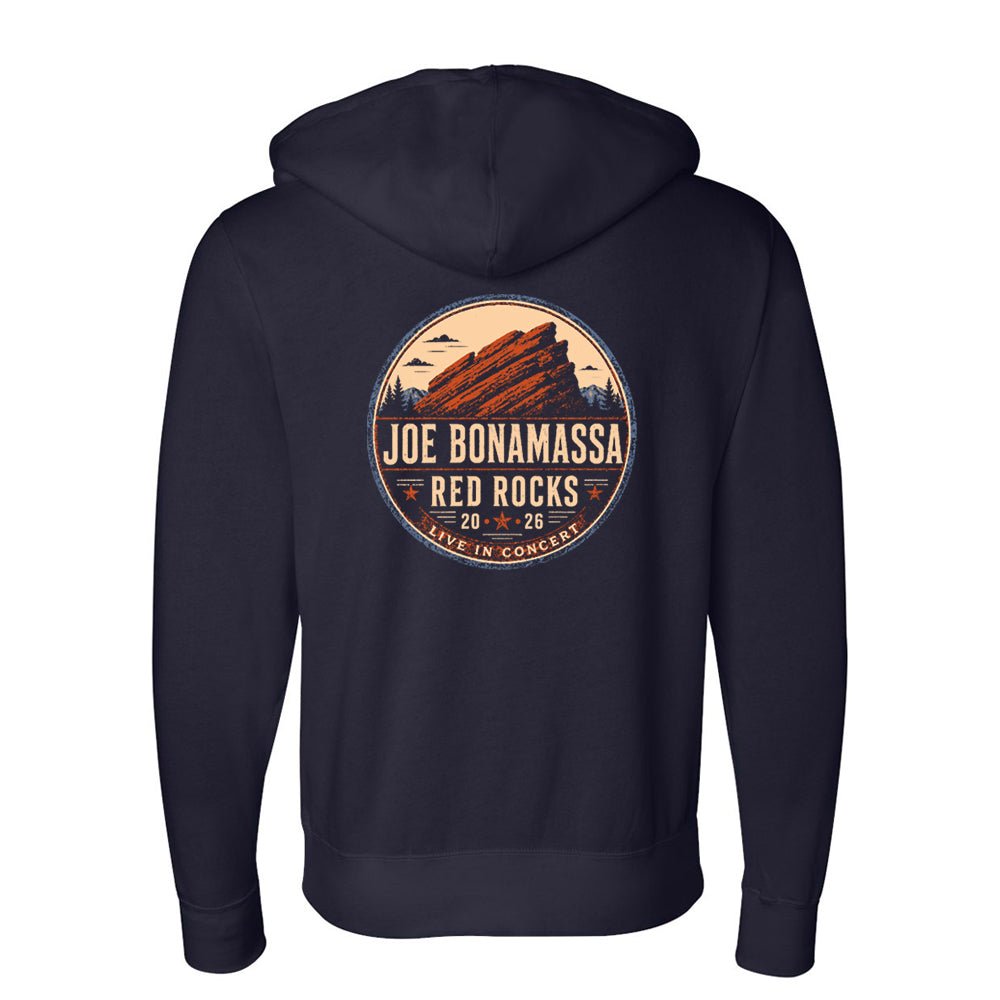 2026 Red Rocks Zip-Up Hoodie (Unisex)