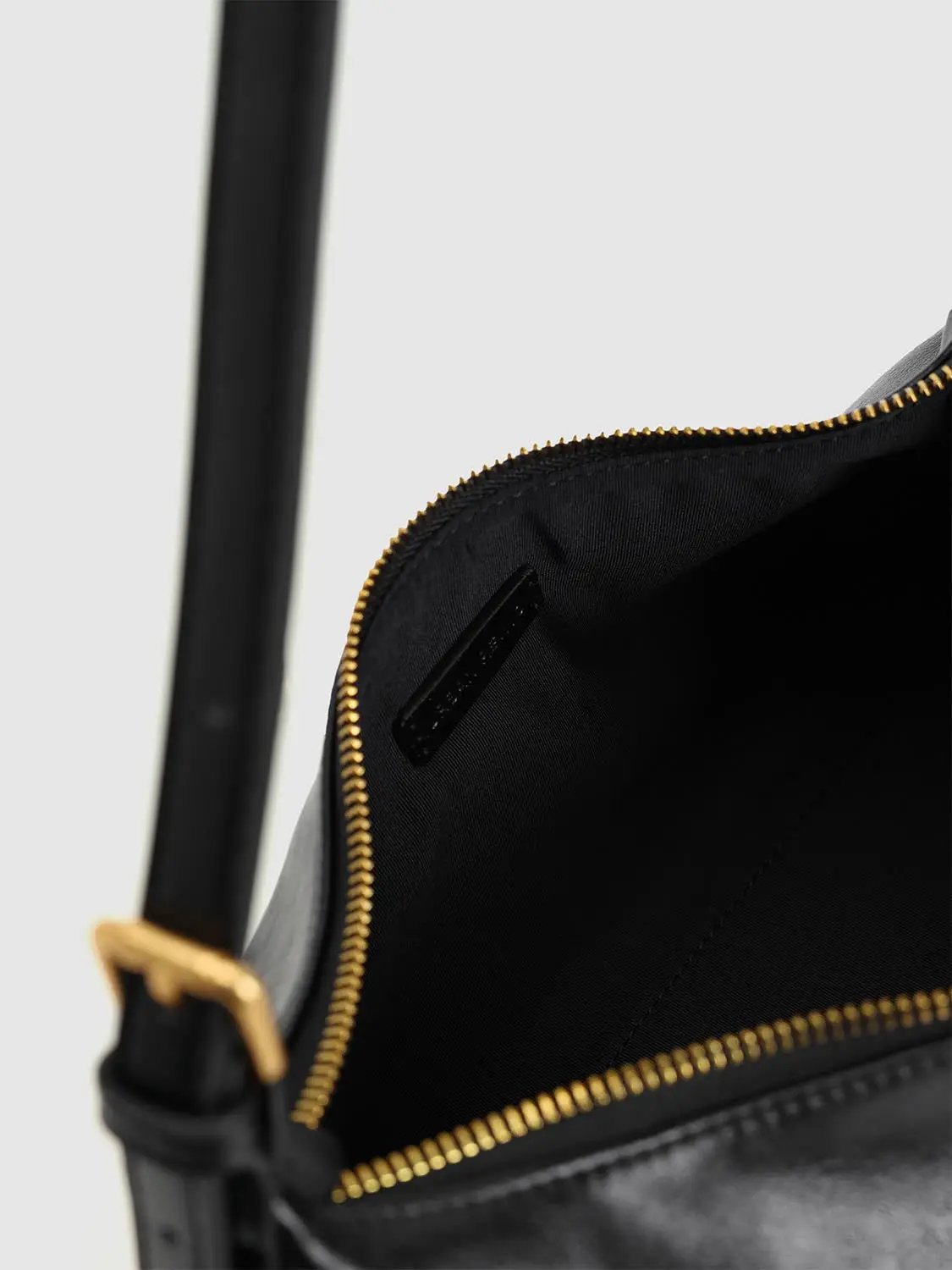 White Artificial Leather Hobo Bag