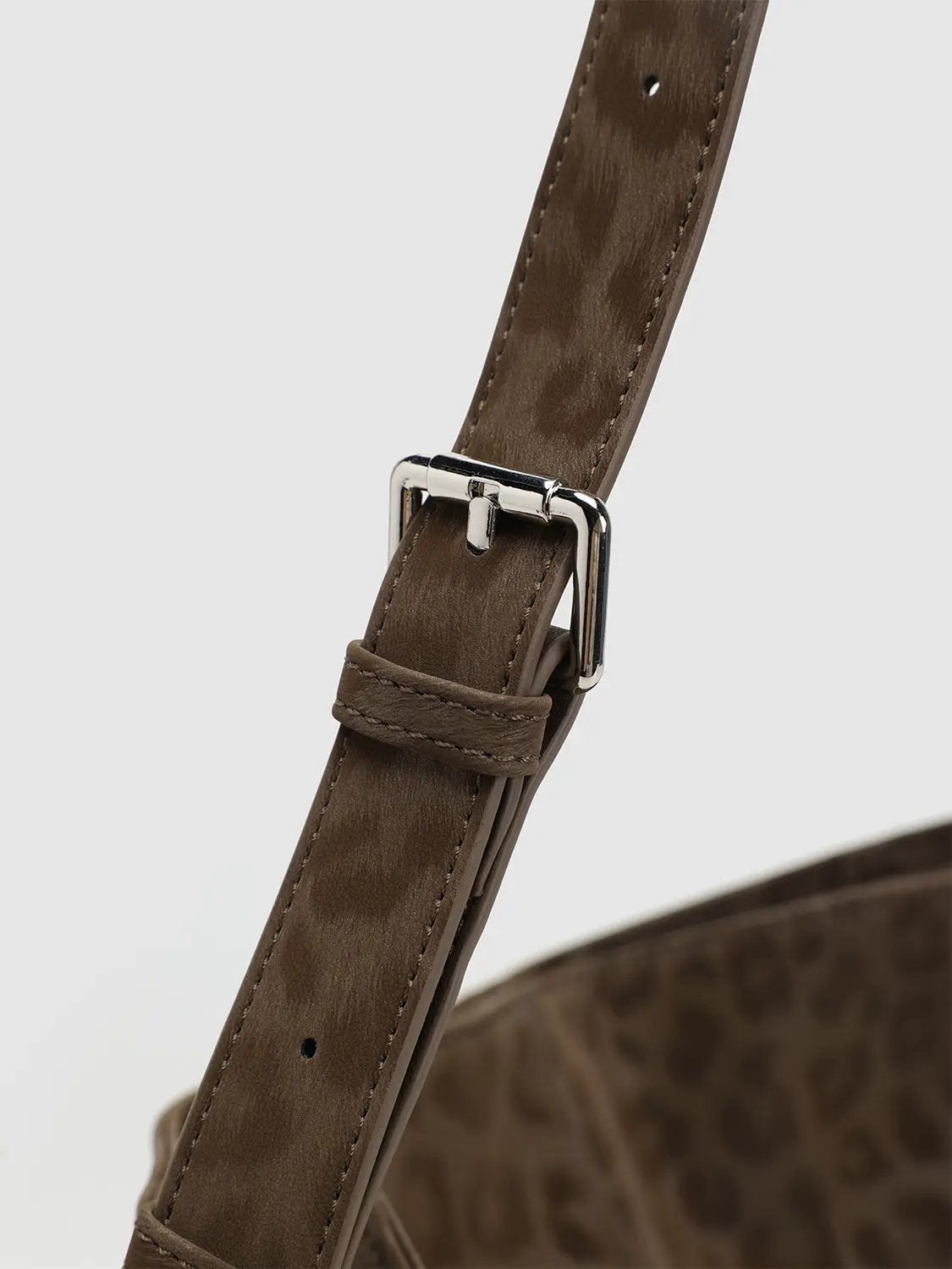 Tie Front Animal Print Artificial Leather Shoulder Bag