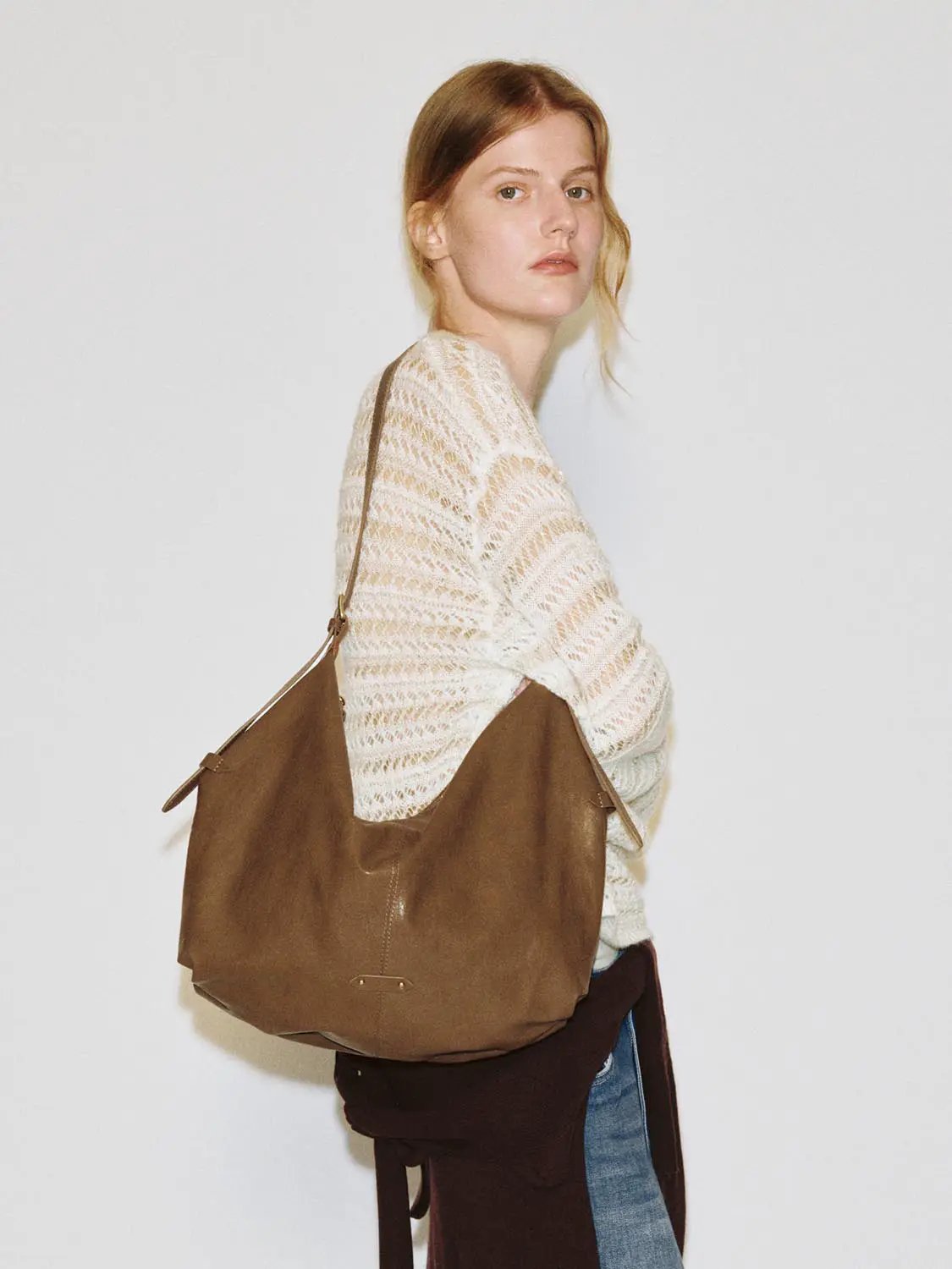 Slouchy Hobo Adjustable Shoulder Bag