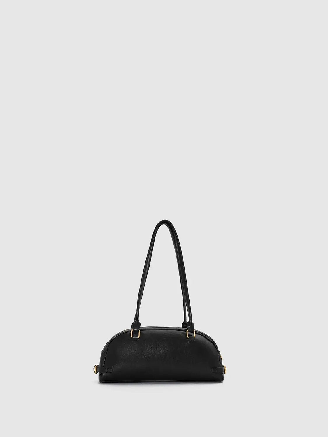 Dome Shape Shoulder Bag With Tassel Charm