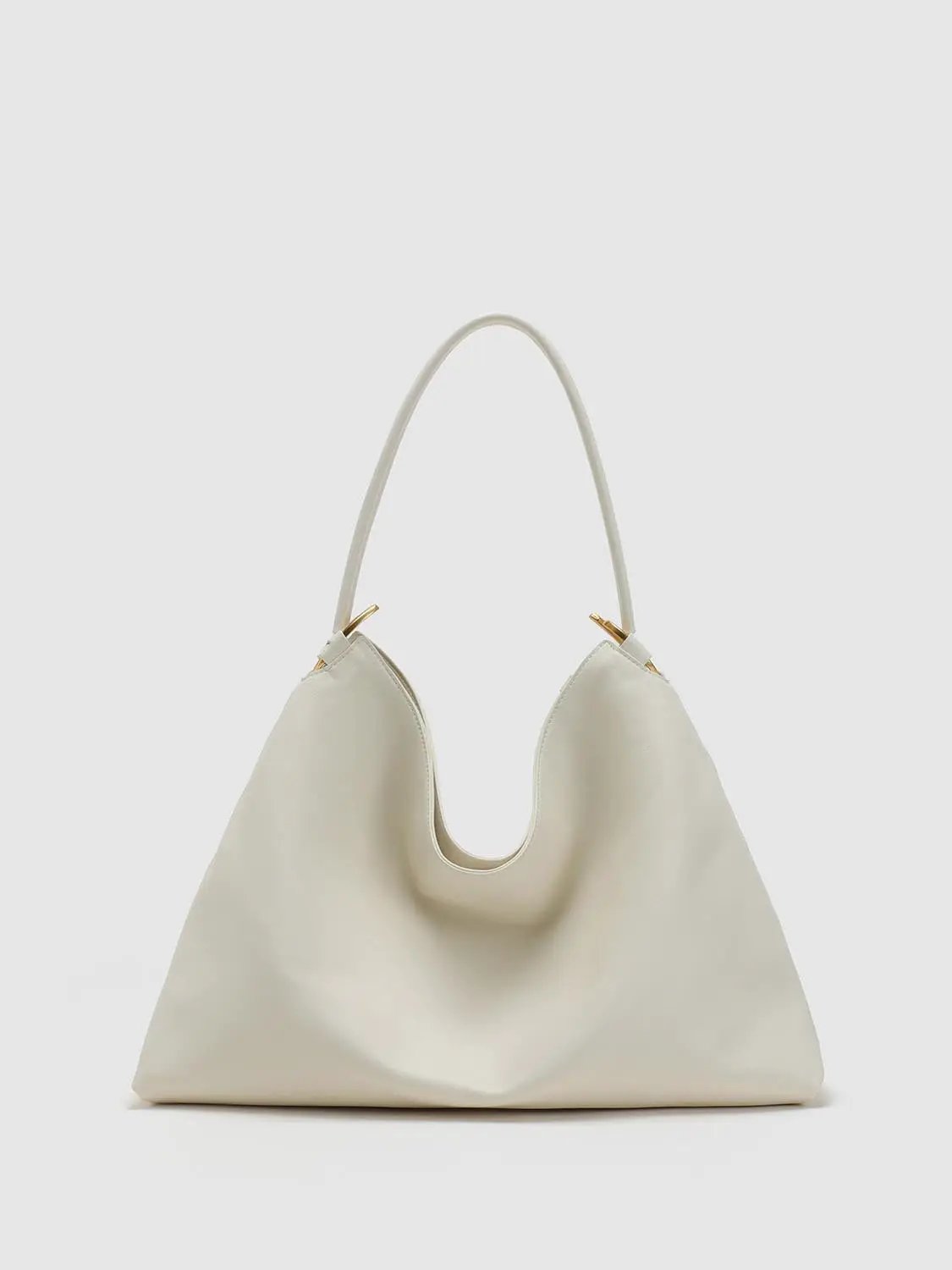 Slouchy Open Top Chain Shoulder Bag