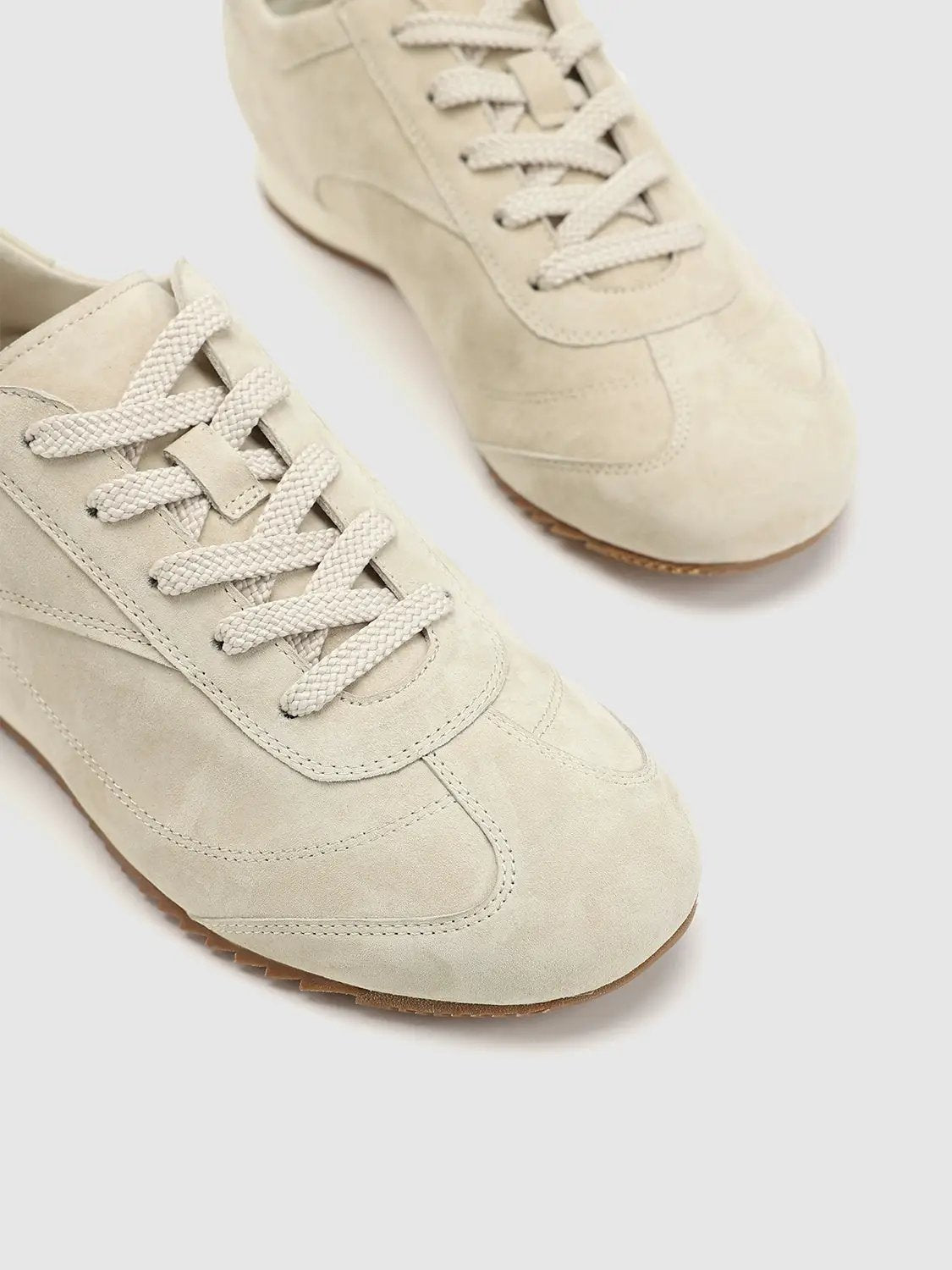 Suede Lace Up Flat Daily Casual Sneakers