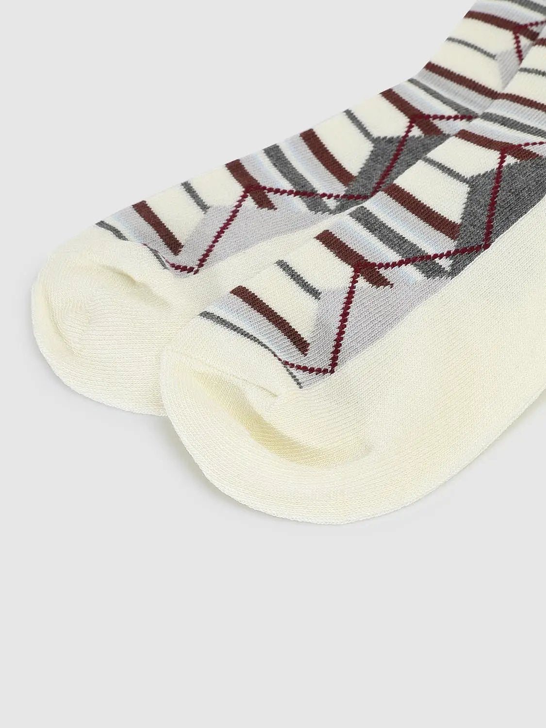 Classic Argyle Pattern Cotton Blend Socks