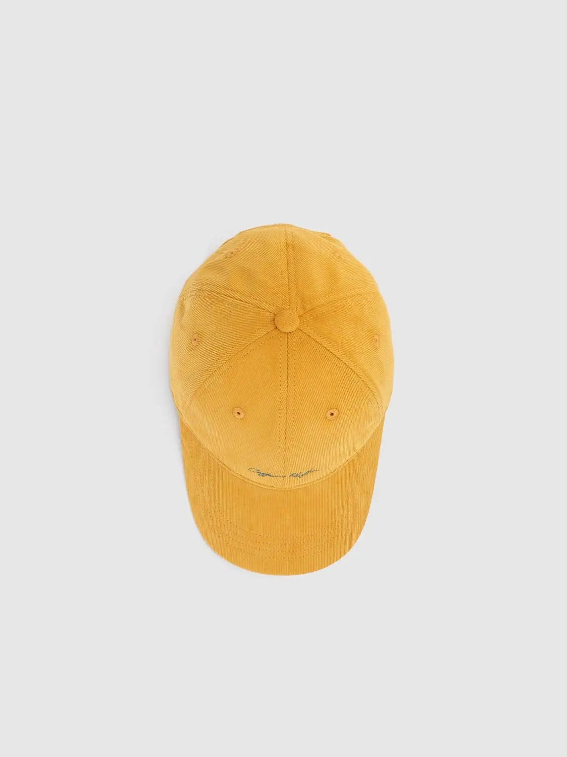Charcoal Washed Embroidered Cotton Baseball Cap