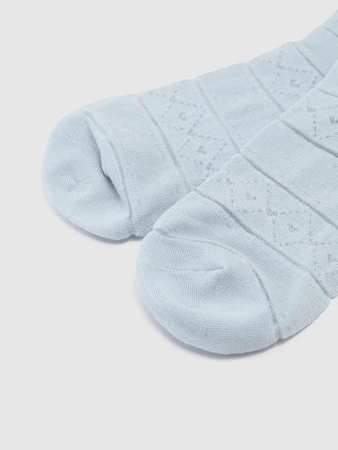 Bow Detail Textured Knit Socks