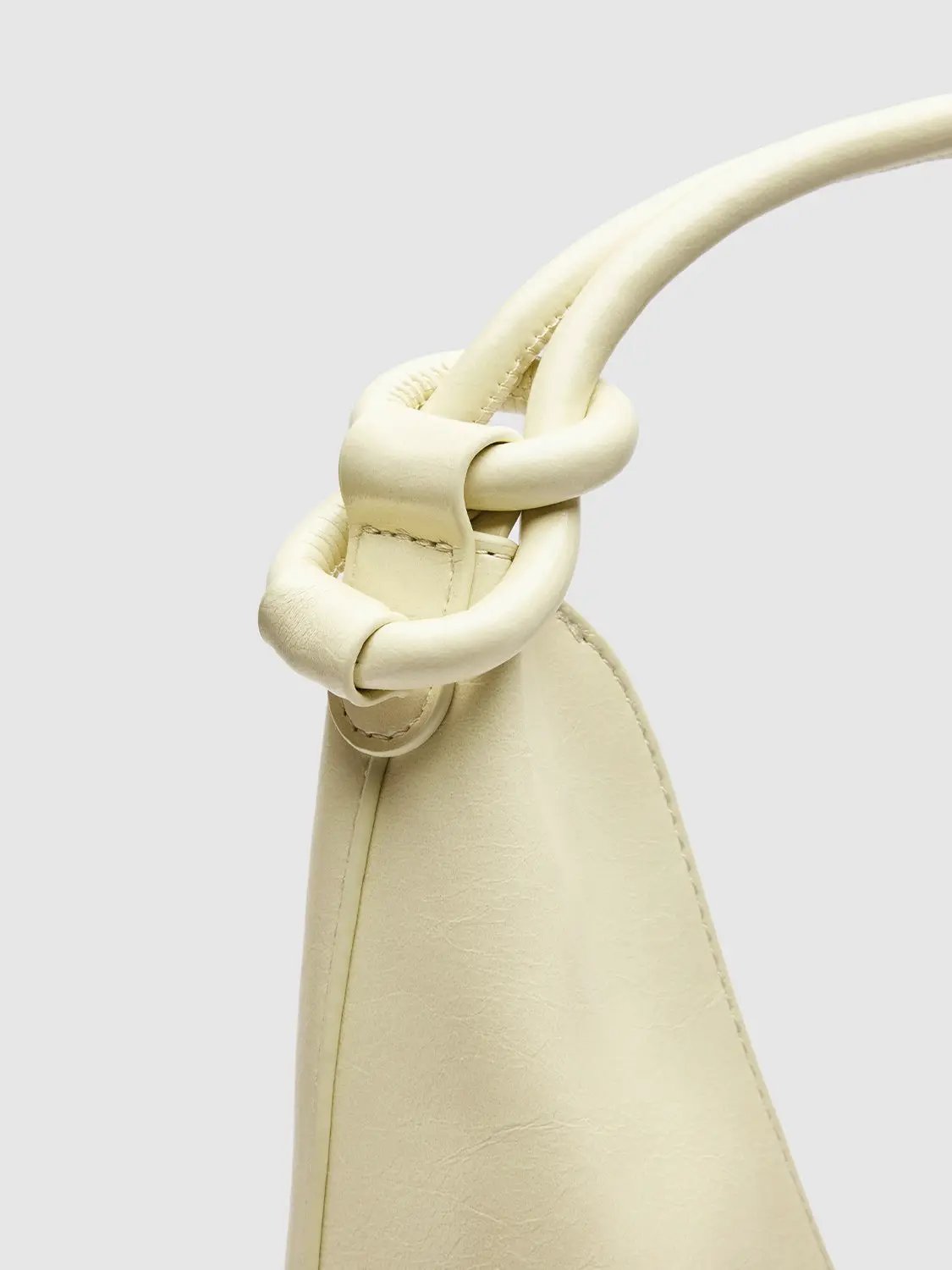 Minimalist Oversize Hobo Knot Handle Shoulder Bag