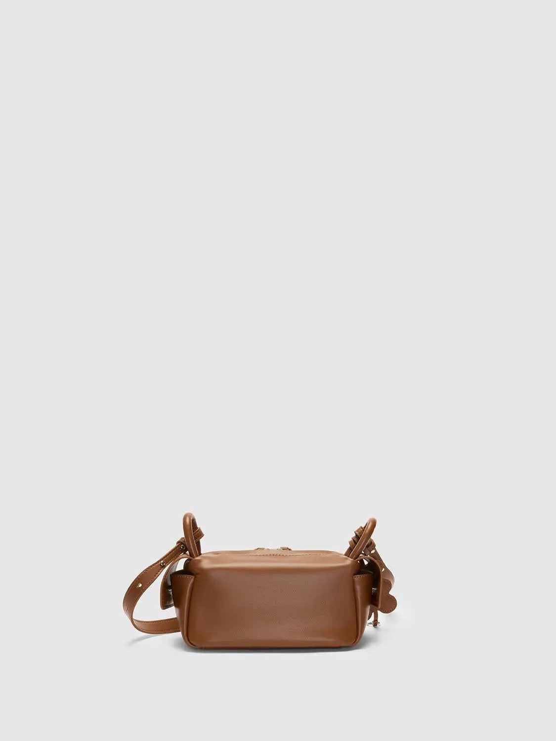 Top Handle Artificial Leather Crossbody Bag