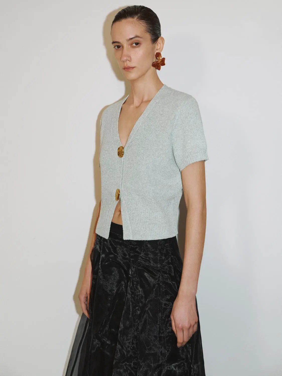 Short Sleeve Knitted Cardigans