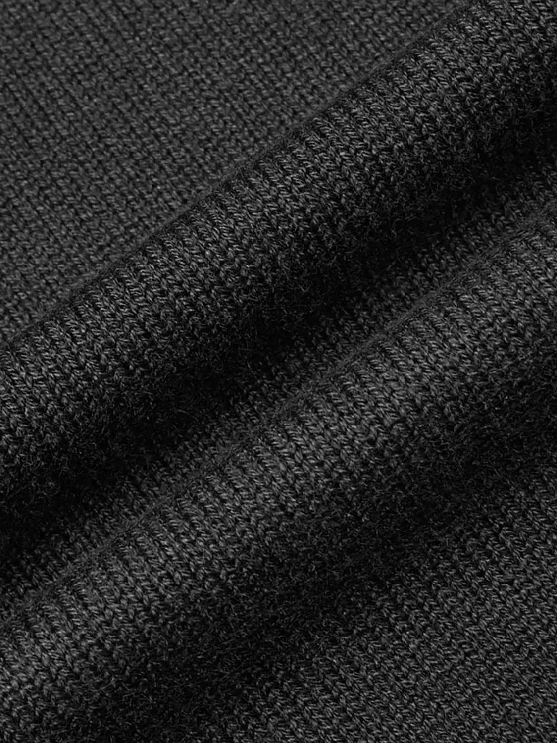 Mock Neck Button Up Knitted Cardigans