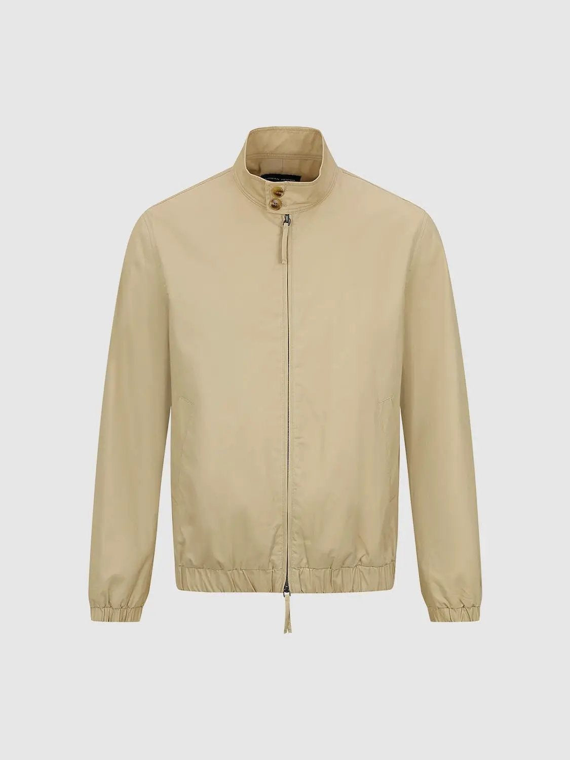 Long Sleeve Cotton Regular Fit Zip Jacket