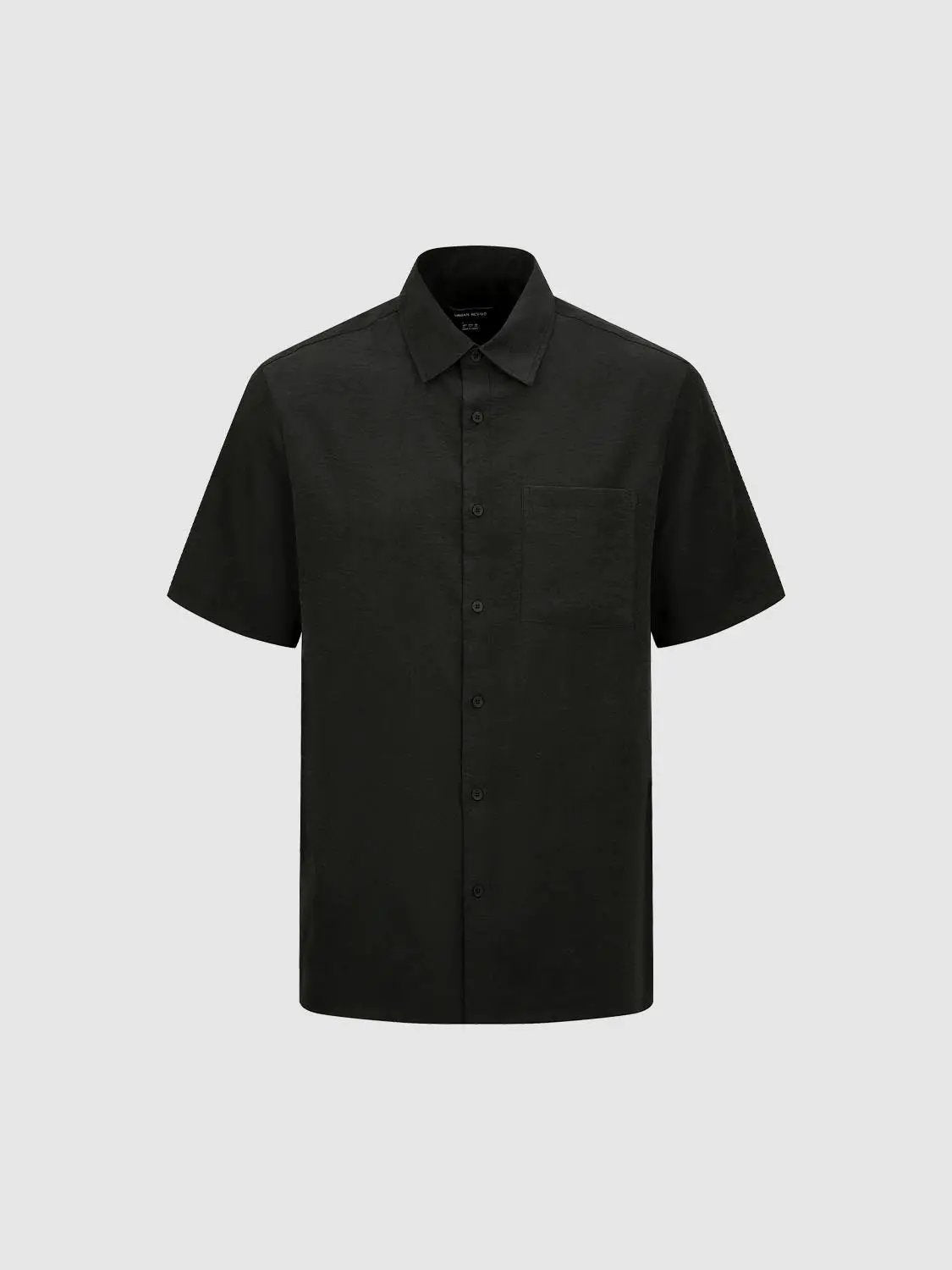 Cardigan Style Button-front Short Sleeve Shirt